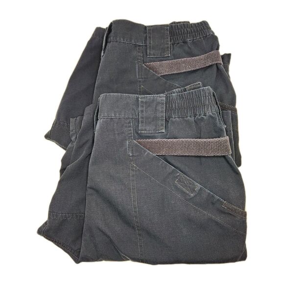 5.11 Tactical Taclite Pro Ripstop Shorts Men's 34 Navy Blue Cargo 11" Lot Of 2 - Picture 1 of 11